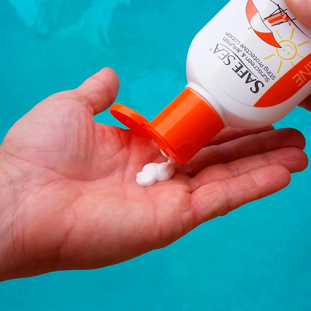1 Safe Sea Sunscreen Jellyfish Sting Protection SPF40 Lice Lotion Prevent Sting