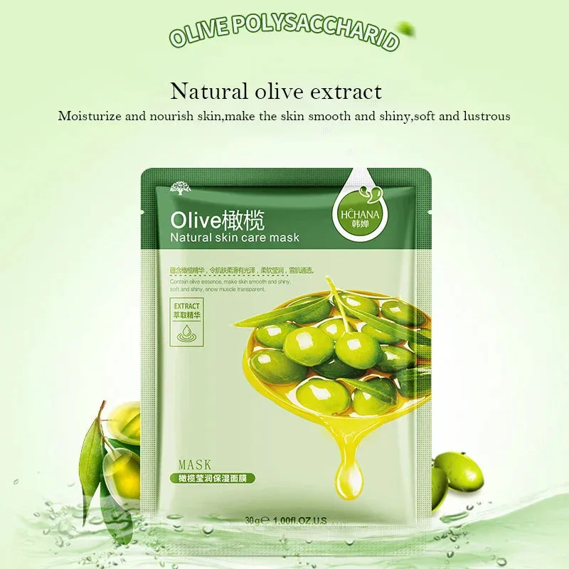 12 Piece Fruits Face Mask Set For Moisturizing & Firming