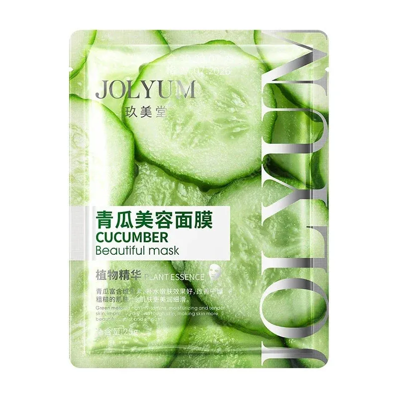 6 Piece Fruit Face Mask Set Hydrating Brightening Anti Aging