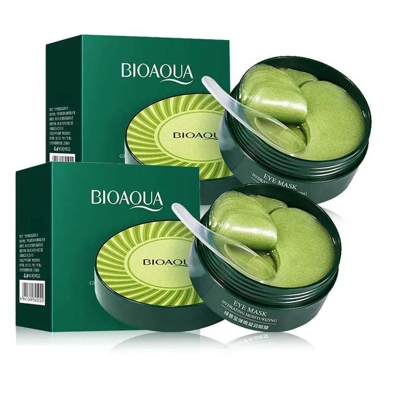 60 Piece Avocado Seaweed Collagen Eye Mask For Dark Circles & Bags