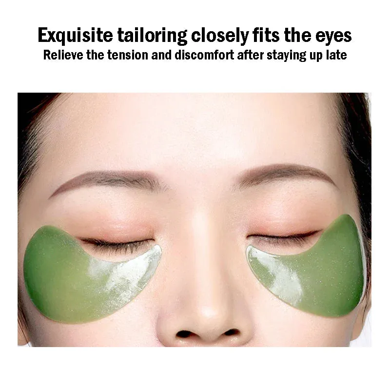 60 Piece Avocado Seaweed Collagen Eye Mask For Dark Circles & Bags