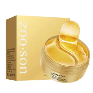 60 Piece Gold Crystal Eye Mask For Dark Circles & Firming