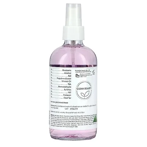 Advanced Clinicals Collagen   Rosewater Face Toner Skin Care Reviving & Hydrating Facial Mist for Face, Non-Greasy Instant Hydration Face Spray W/Pure Rose Water, Collage, & Natural Extracts, 8 Fl Oz