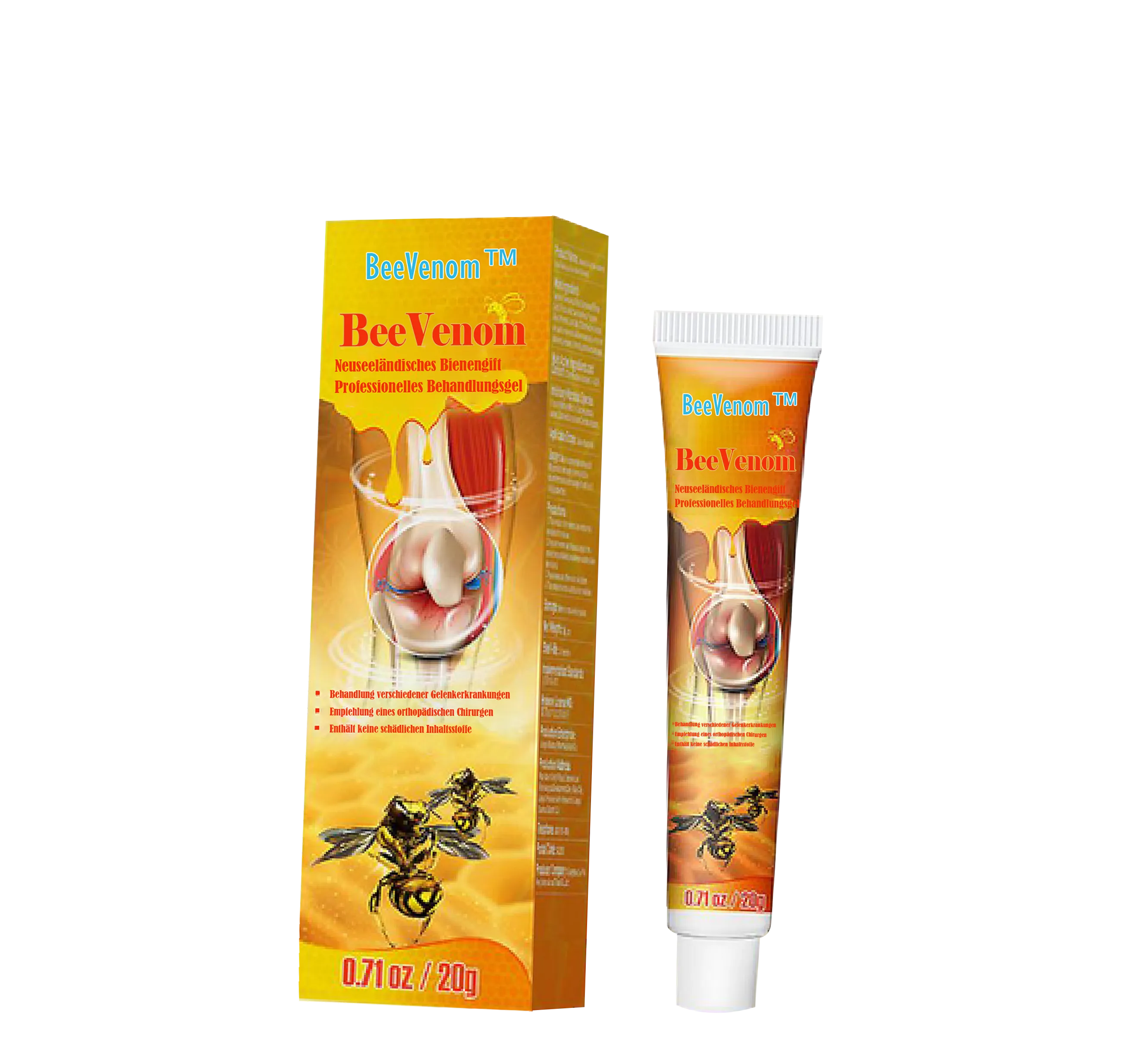 BeeVenom Neuseelndisches Bienengift Professionelles Behandlungsgel