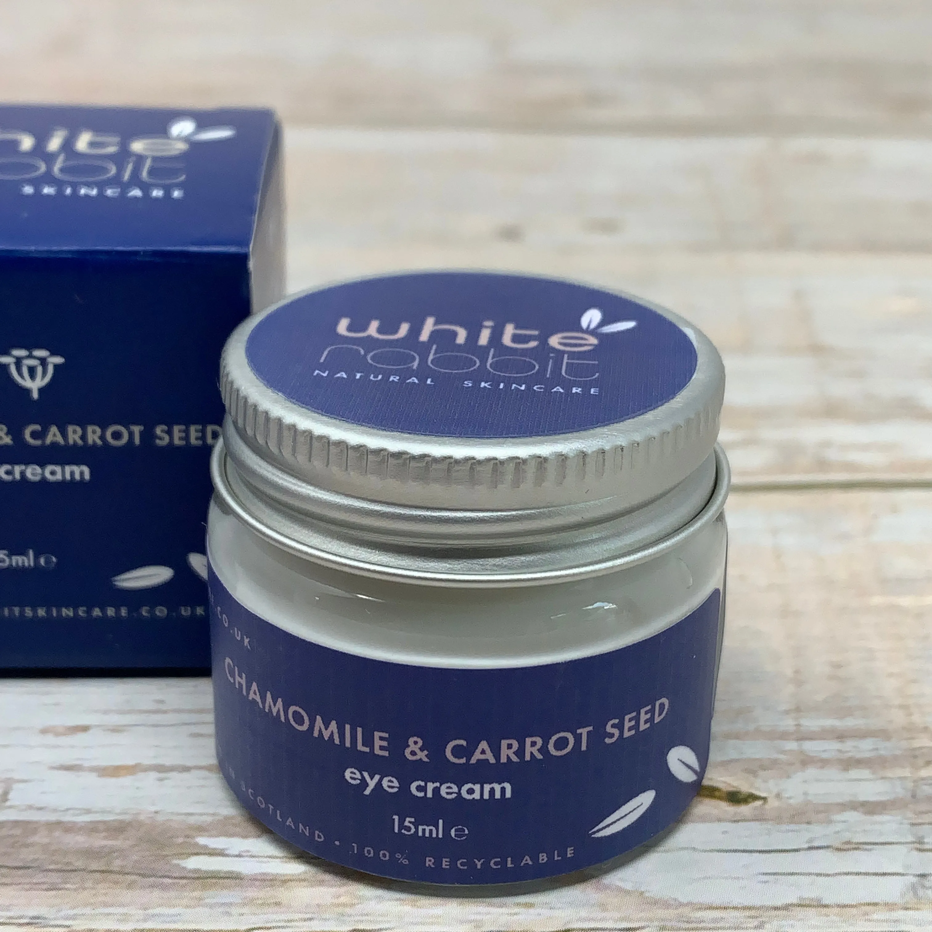 Chamomile and Carrot Seed Eye Cream, White Rabbit