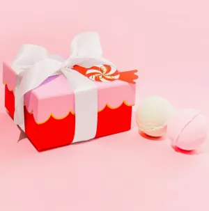 Christmas Scalloped Bath Balm Set