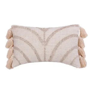 Cushion Natural Bindy Leaves Shell - 60 x 35 cm