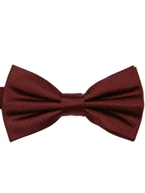 DCLIC Classic Microdot Bow Tie - Burgundy