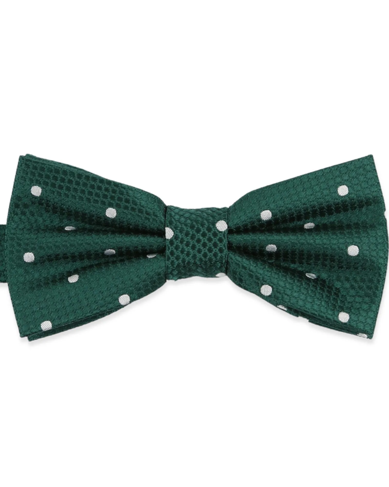DCLIC Classic Spot Bow Tie - Dark Green
