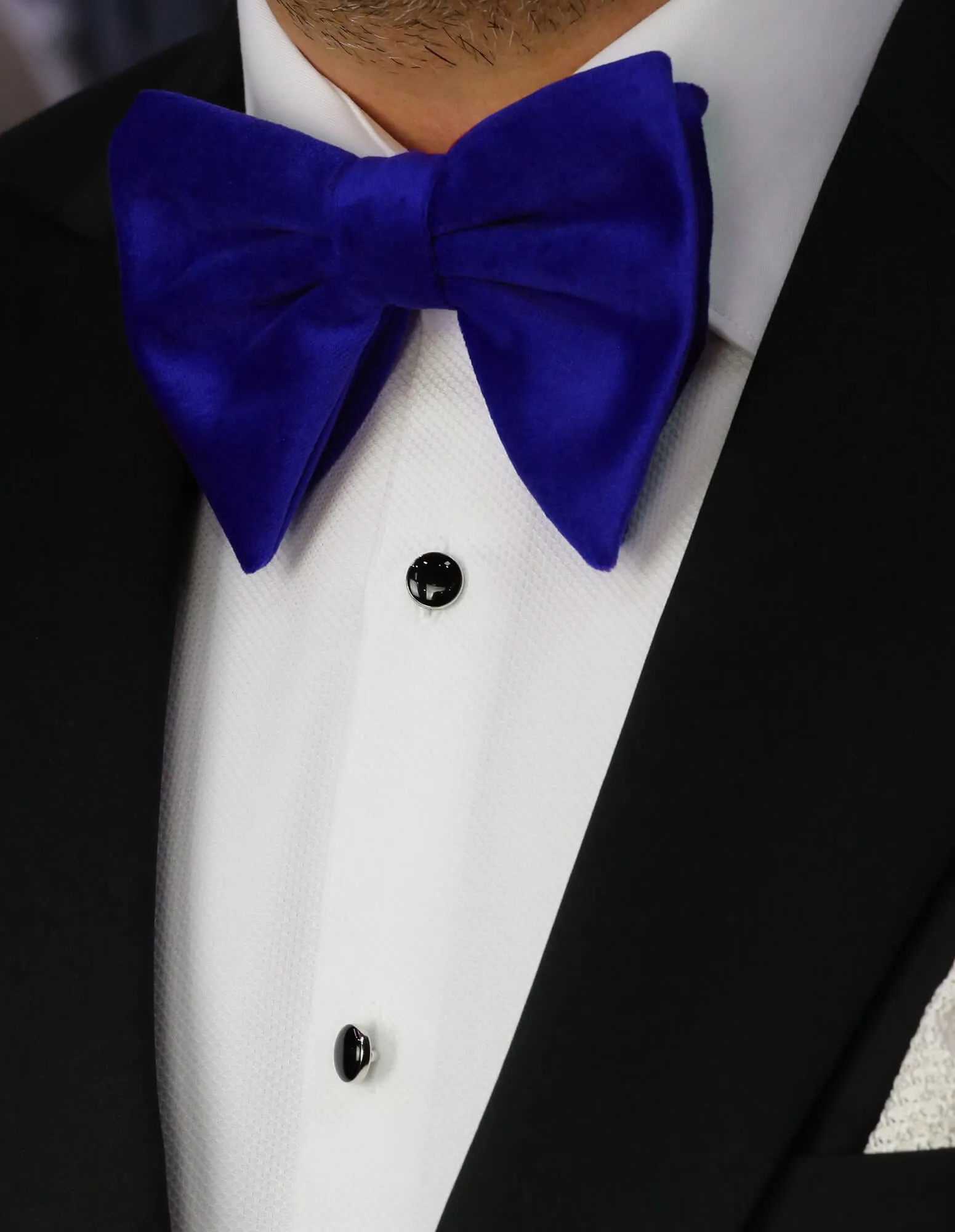 DCLIC Floppy Velvet Bow Tie - Royal
