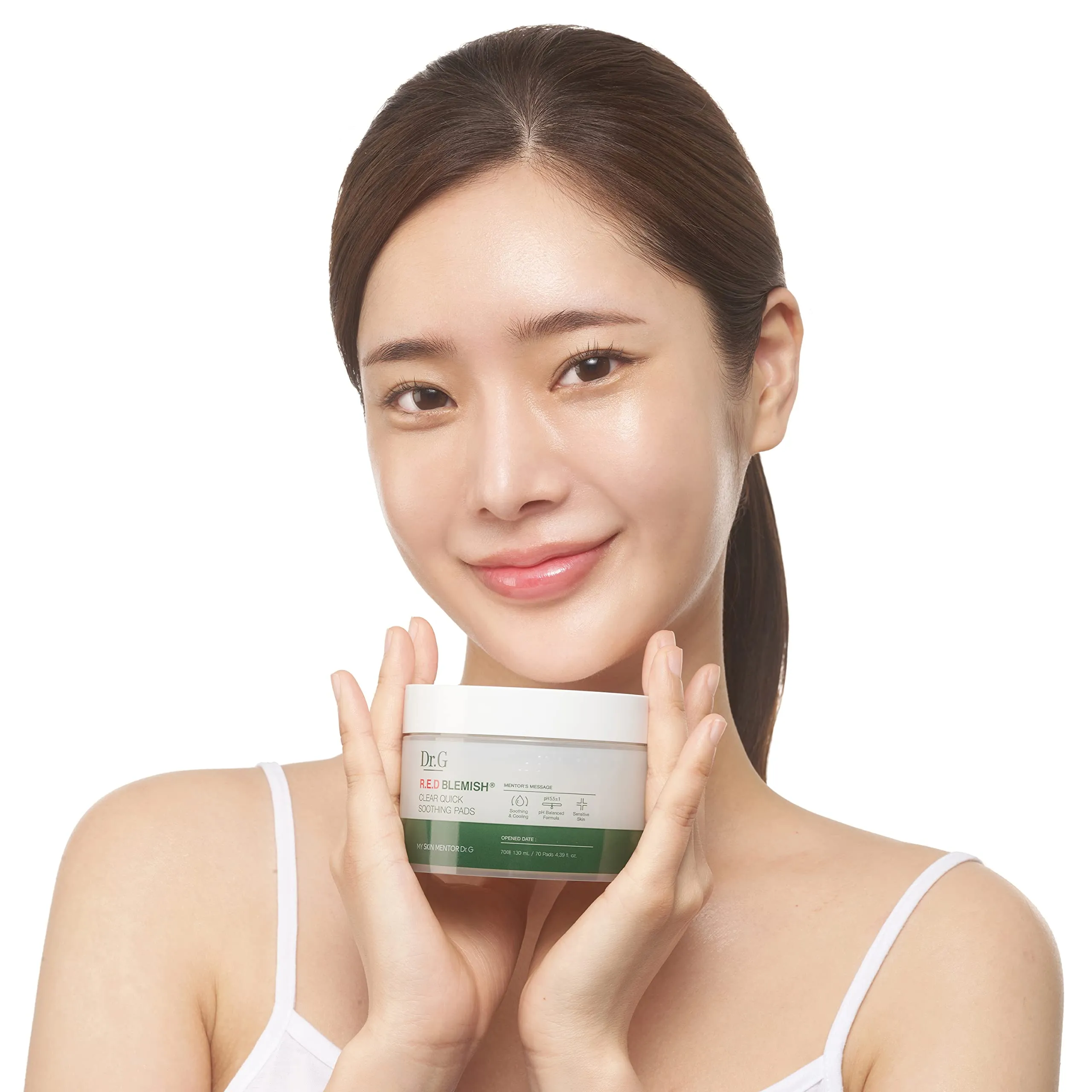 Dr.G Red Blemish Clear Quick Soothing Korean Toner Pads, Pack of 70 - Toner Pads, Toner Pads Korean, Toner Pad, Toner Pads for Face, Toning Pads, Face Toner Pads, Korean Skin Care, K Beauty, Kbeauty