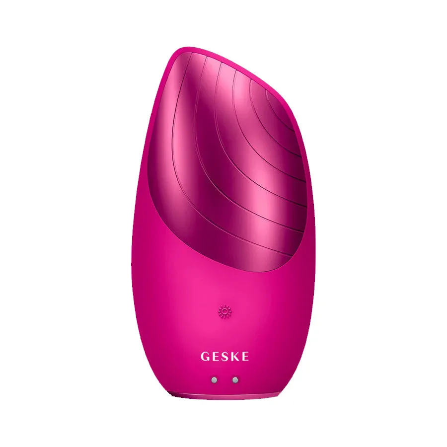 GESKE Sonic Thermo Facial Brush 6 in 1 (Majenta)