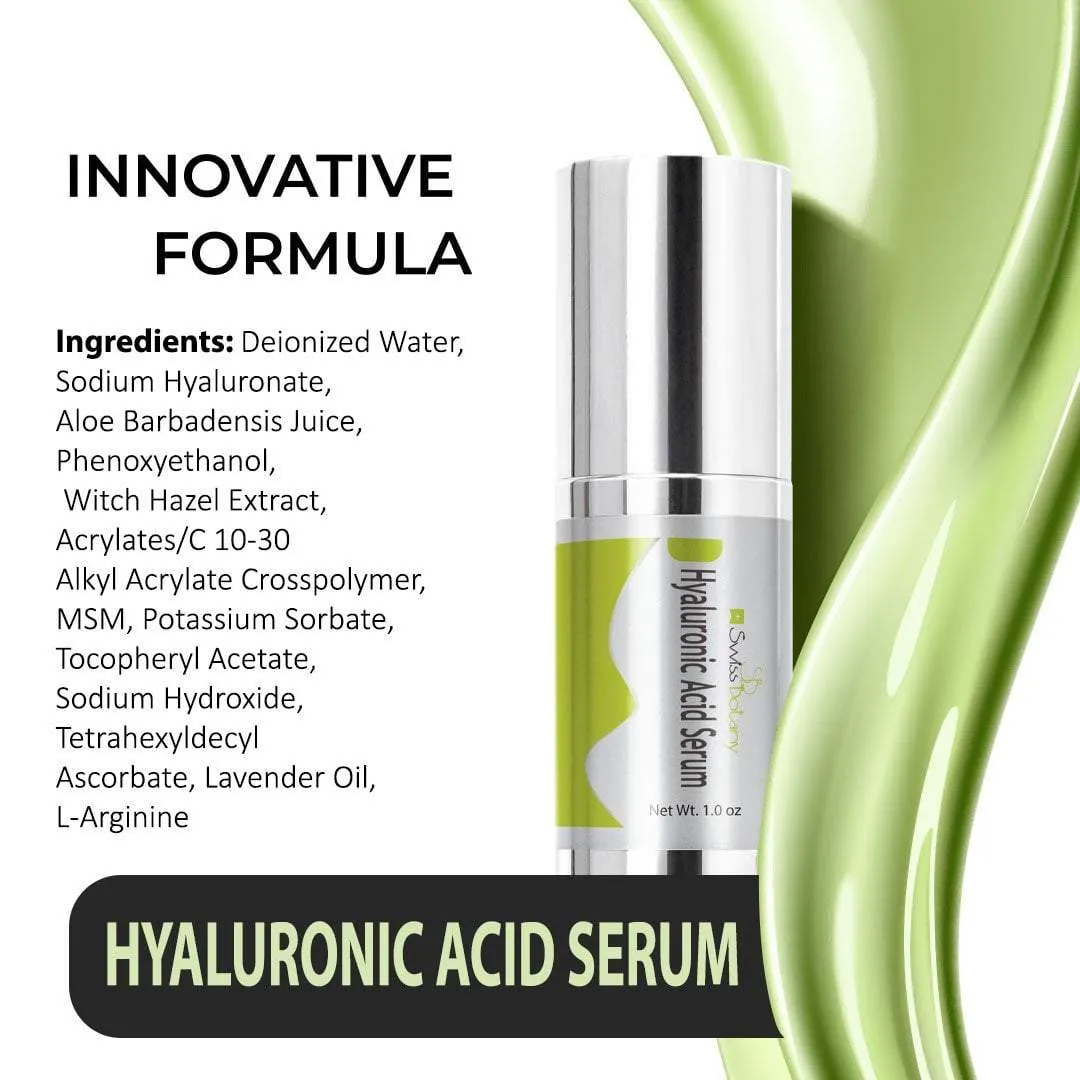 Hyaluronic Acid Serum Moisturizing Perfect On Unresponsive Dry Skin For Women & Men
