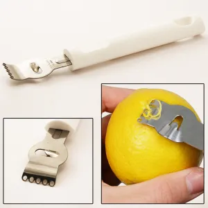 Lemon Zester Citrus Grater Stainless Steel Lime Zest Tool Artisan Fine Chef New