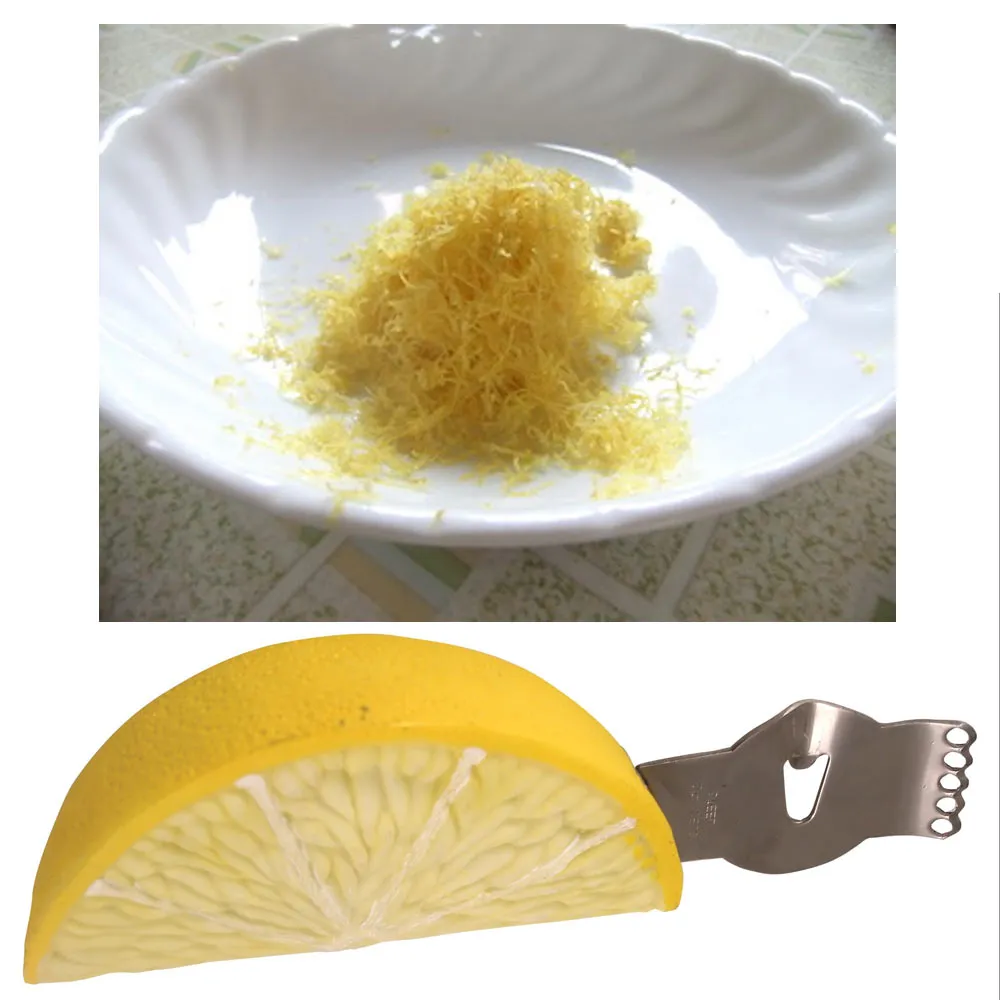 Lemon Zester Citrus Grater Stainless Steel Lime Zest Tool Artisan Fine Chef New