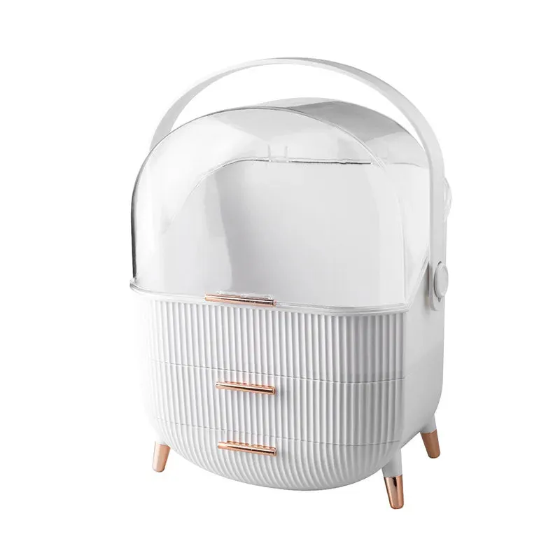 Luxury Cosmetic Organizer with Handle
