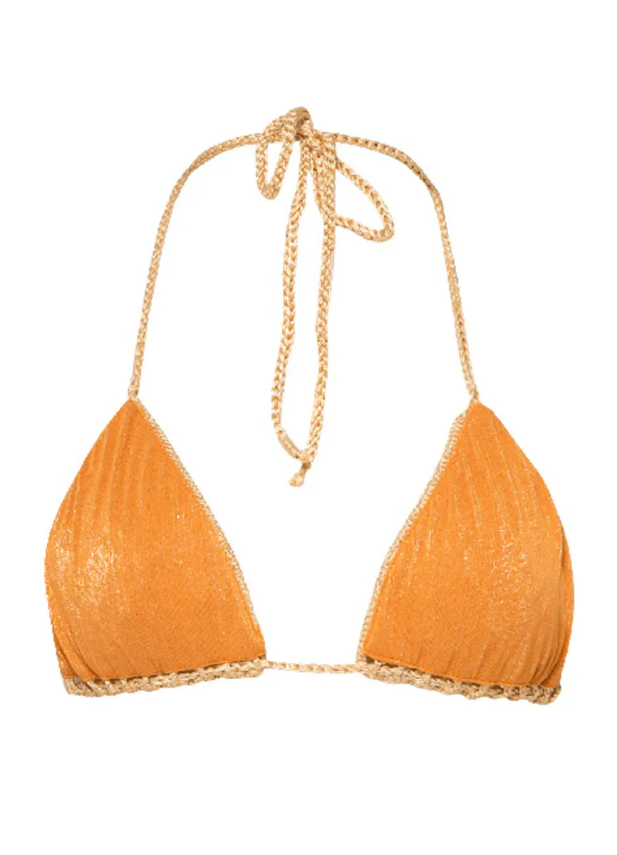 Maaji Golden Threads Balms Sliding Triangle Bikini Top