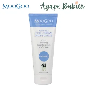 MooGoo Skincare - Full Cream Moisturiser - 200gm for Dry Skin Exp: 01/26 MooGoo Skincare - Full Cream Moisturiser - 200gm for Dry Skin Exp: 01/26