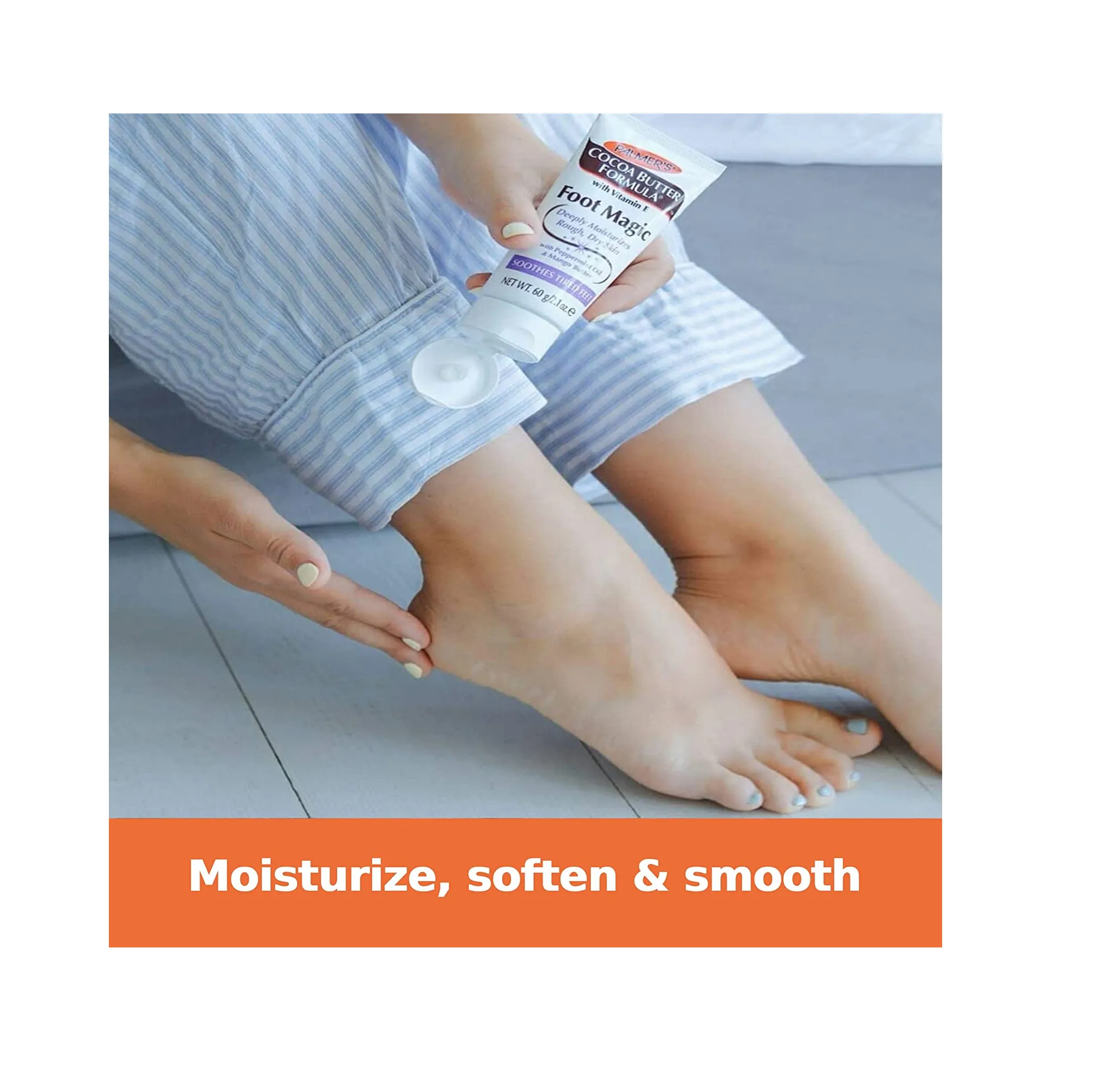 Palmer's Cocoa Butter Formula Foot Magic Moisturizing Cream with Vitamin E 2.1 Ounces