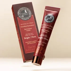 Rufolia PRO Periorbital Eyemulsion - Eye Contour Cream – Brighten, Firm and Moisturize Under-Eyes – New Formula with Manjistha, Aloe Vera, Lotus, and Niacinamide – Best Under-Eye Cream – With Clinically Tested Ingredients