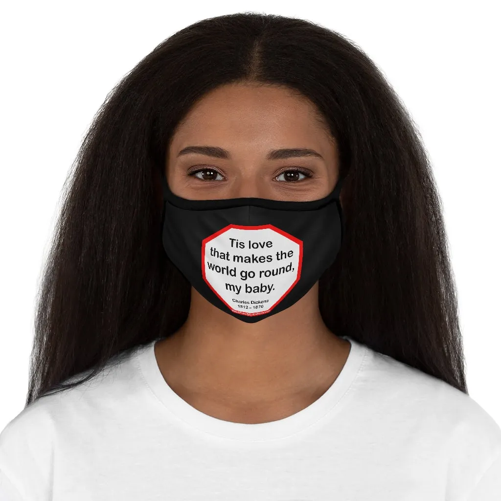 Science is the father of knowledge, but opinion breeds ignorance.   -  Hippocrates  460 BC - 370 BC   ---   Stop2Think Before You Speak, Make a Statement Face Mask-blk   ---   Fitted Polyester Face Mask