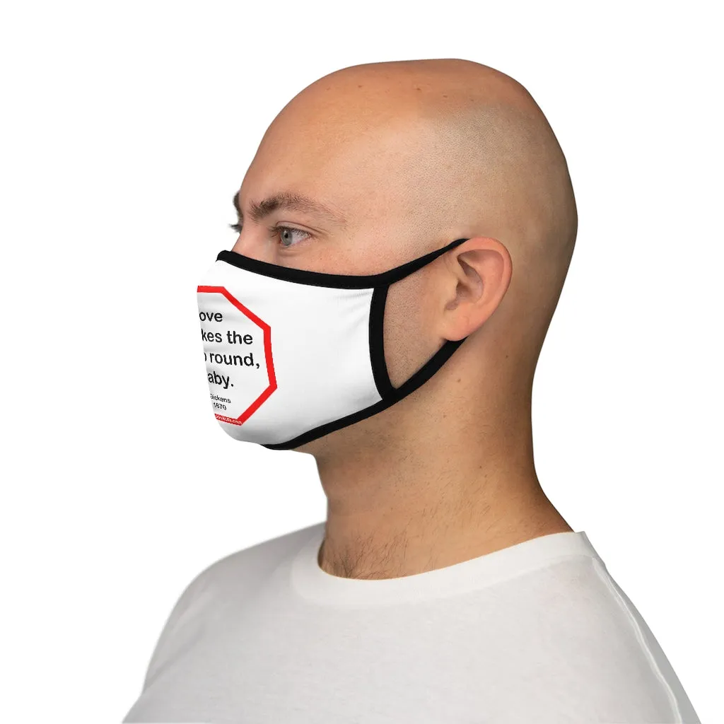 Science is the father of knowledge, but opinion breeds ignorance.   -  Hippocrates  460 BC - 370 BC   ---   Stop2Think Before You Speak, Make a Statement Face Mask   ---   Fitted Polyester Face Mask