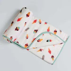 Scoops & Smiles Muslin Cozy Blanket