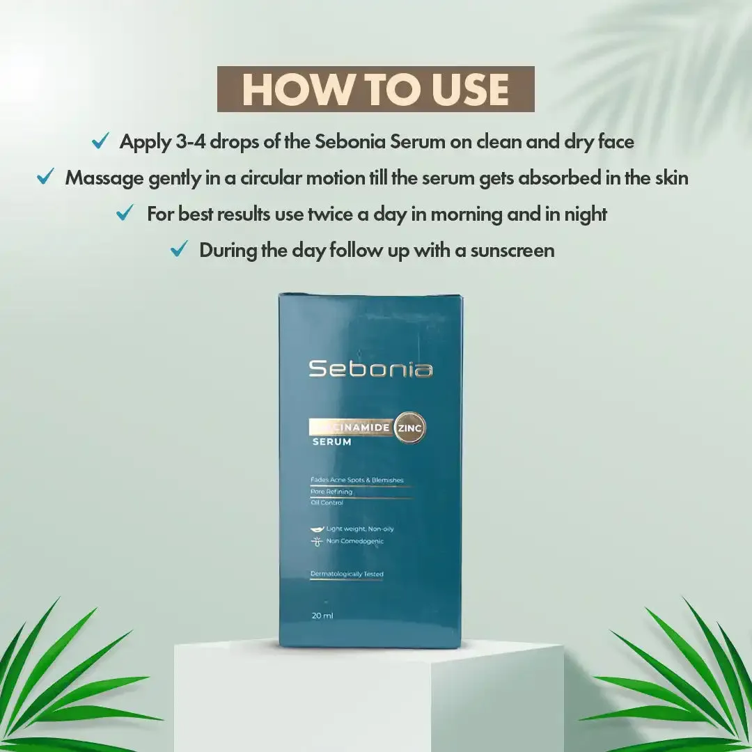 Sebonia Serum for Oily and Acne Prone Skin | Uneven Skin Tone